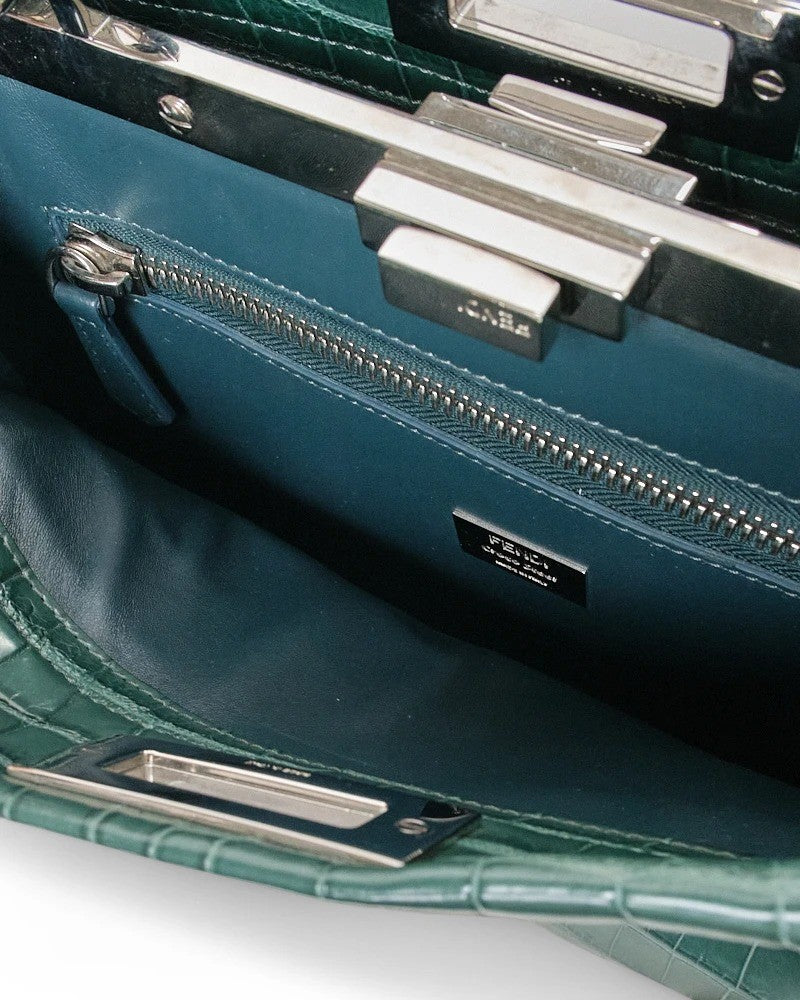 Fendi Peekaboo Soft Medium Coconut Green