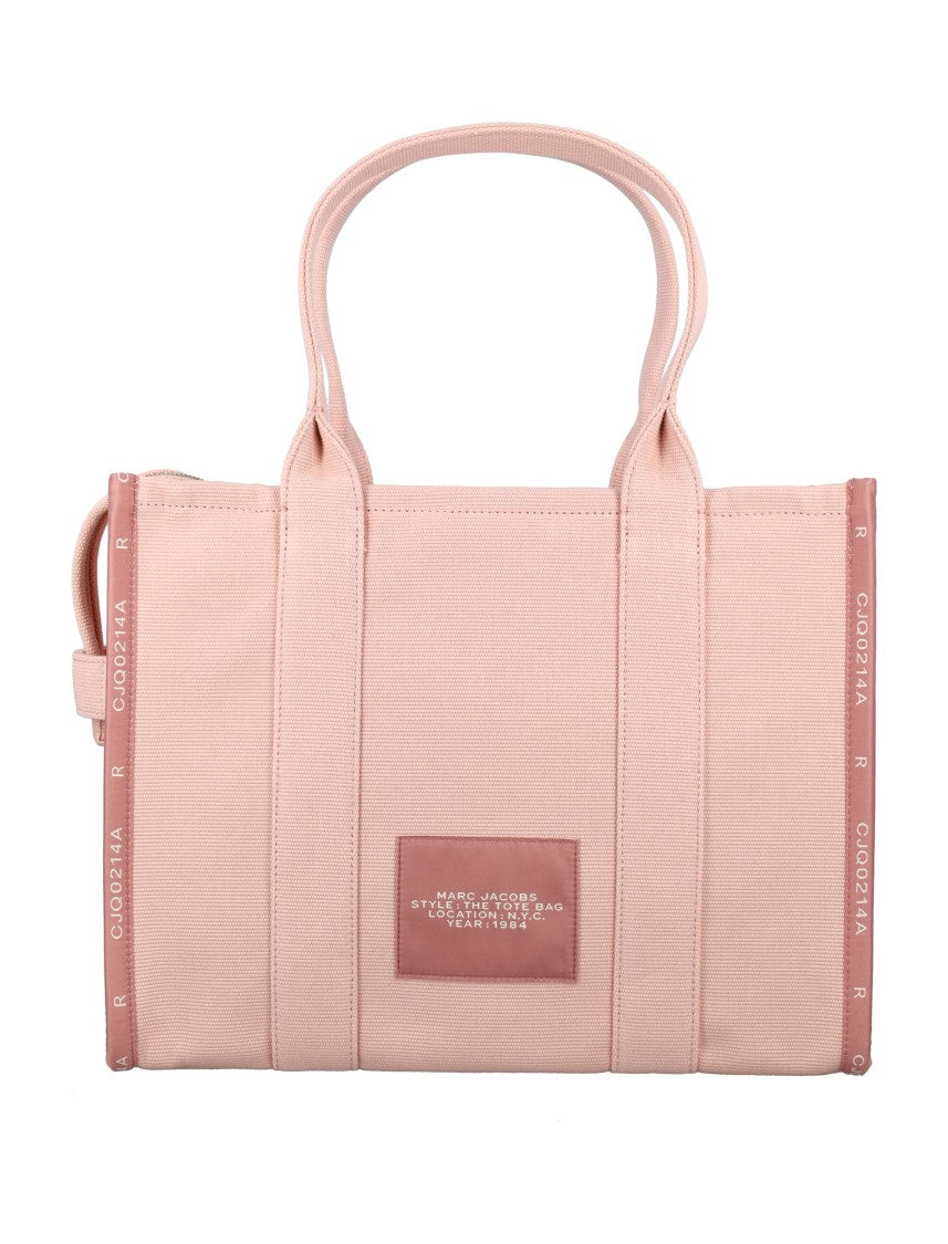 Marc Jacobs Beige Jacquard Large Tote Bag