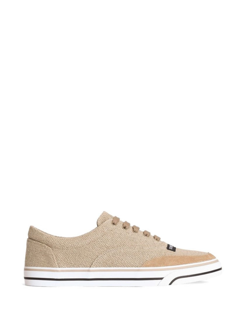 Dolce & Gabbana Grey Multi-Colored Sailing Sneakers