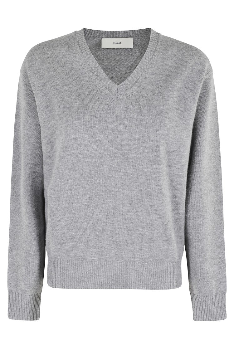 Dunst Unisex Cahsmere V Neck Sweater