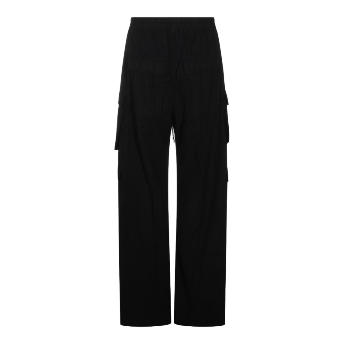 Drkshdw By Rick Owens Relaxed Cargo Trousers With Elastic Waistband And Utility Design