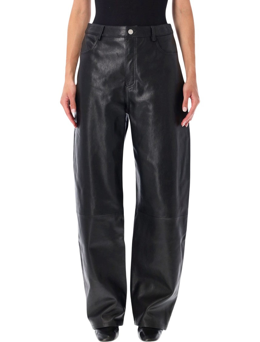 Arma Ece Lambskin Leather Barrel Pants