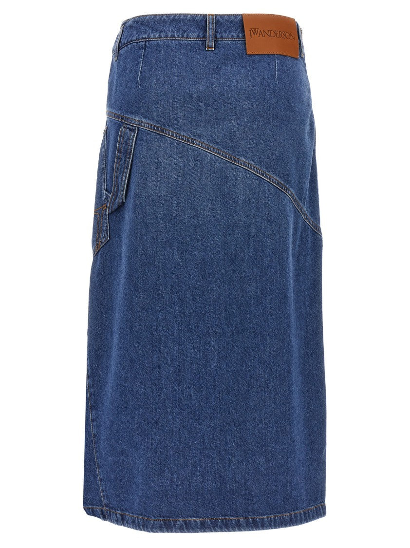 J. W. Anderson Twisted Midi' Skirt