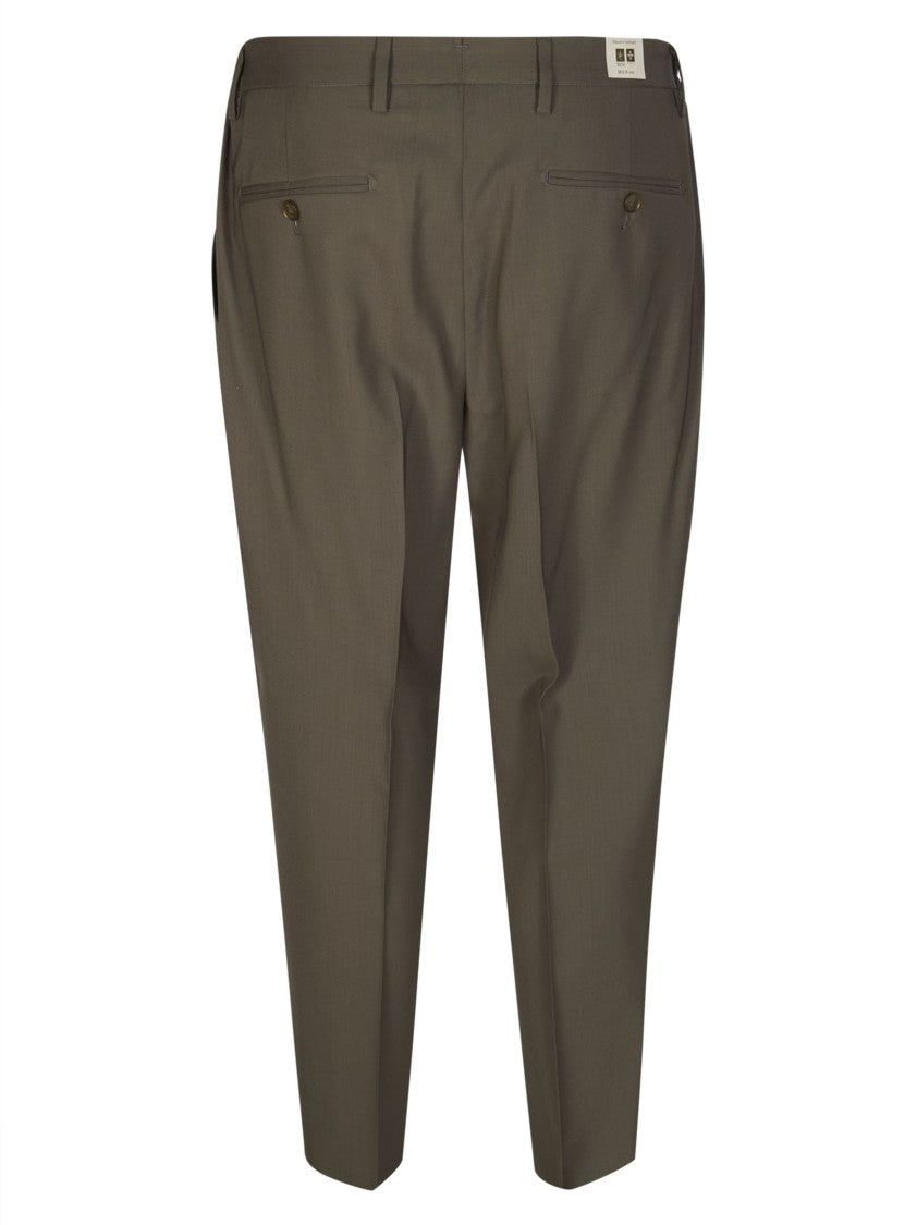 Briglia Two Pleats Elastic Waist Trousers