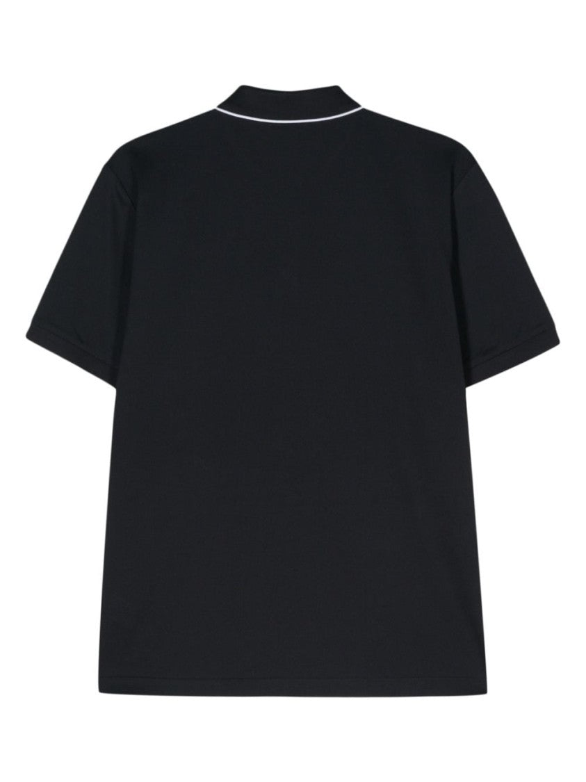 Peserico Blue Cotton Polo Shirt