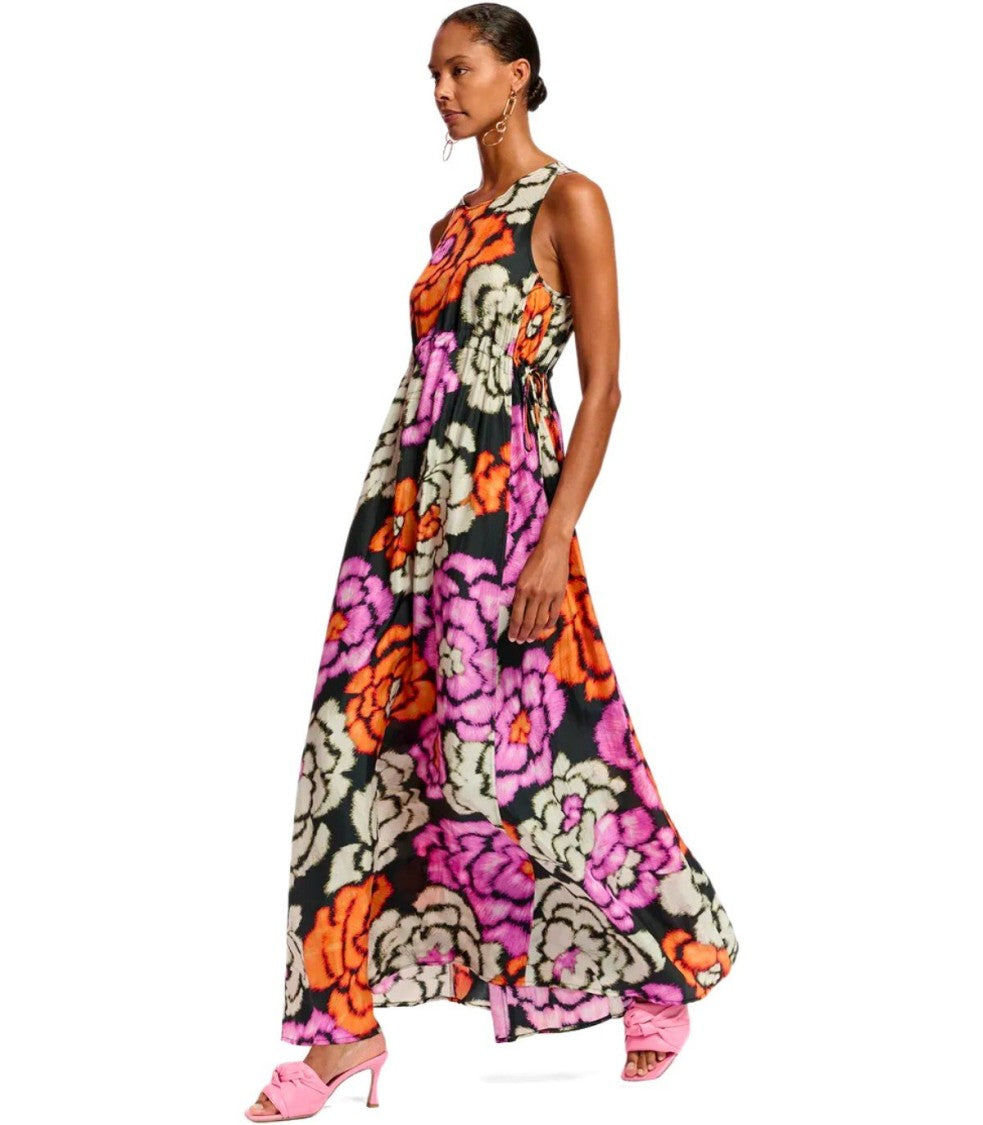 Essentiel Antwerp Flowers Black Long Dress