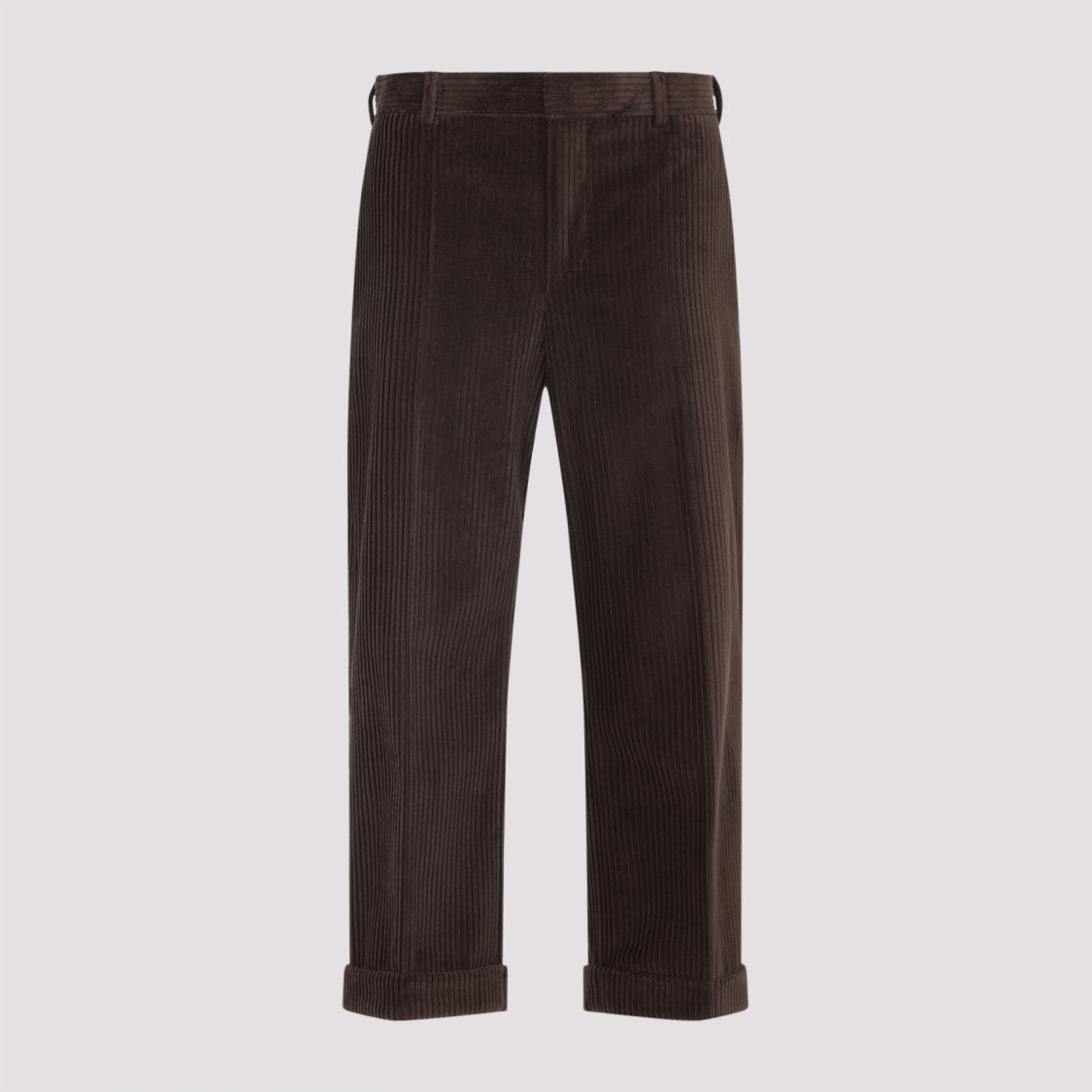 Moschino Brown Cotton Corduroy Pants