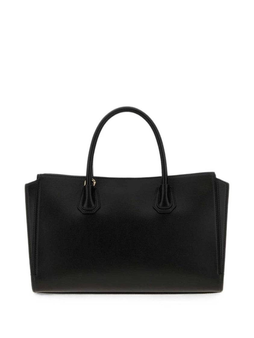 Givenchy Black Rounded Handle Structured Handbag