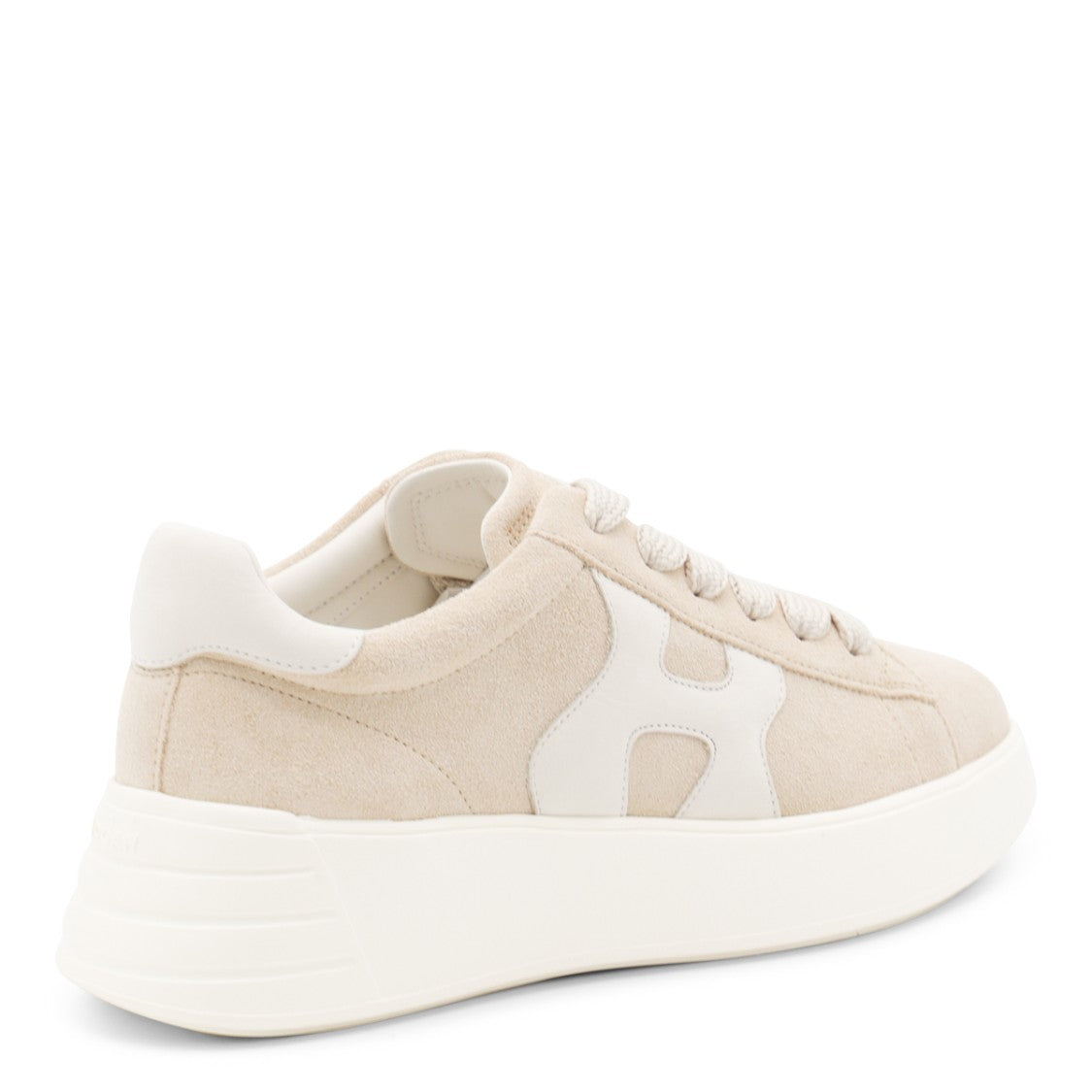 Hogan Beige Leather Sneakers