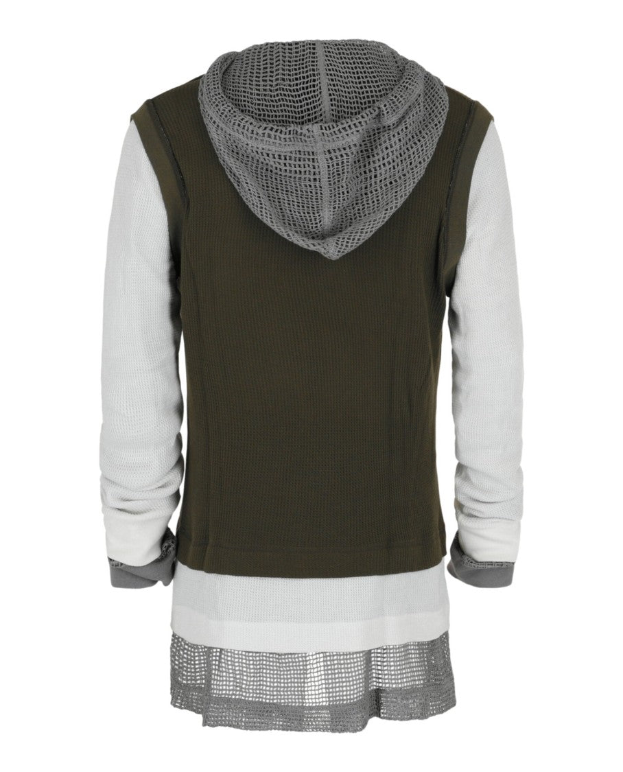 Givenchy Overlapped Hooded T-Shirt