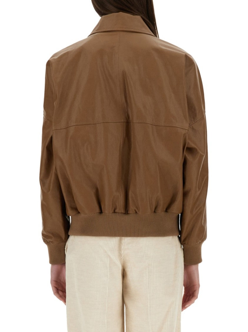 Brunello Cucinelli Leather Jacket