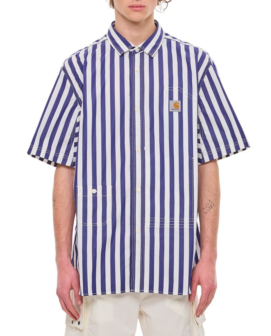Junya Watanabe Short Sleeve Stripes Shirt