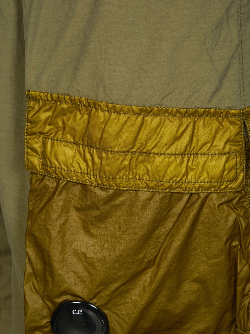 C.P. Company Olive Bermuda Tasca Cargo Shorts