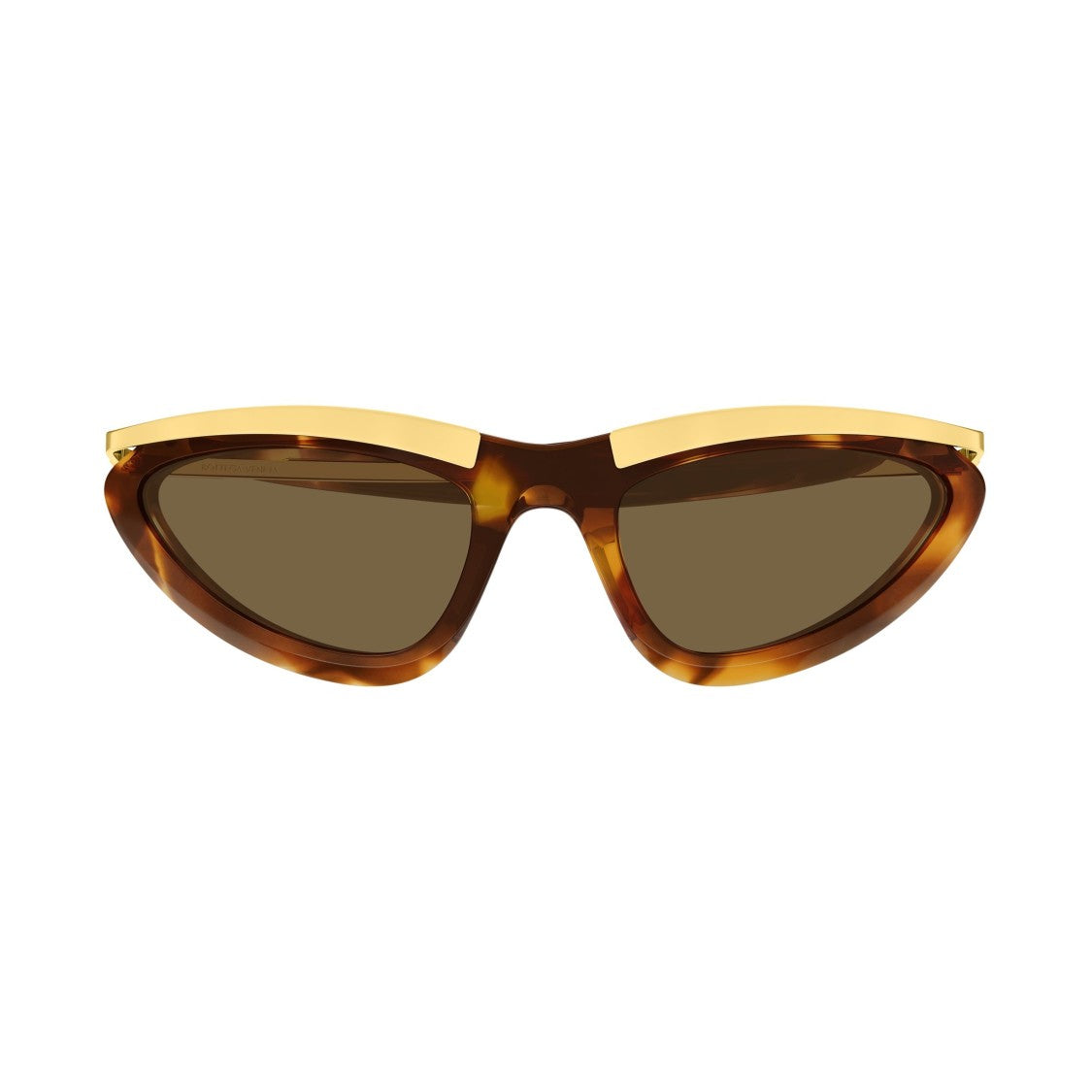 Bottega Veneta Tortoiseshell Bv1477s Gold Accent Cat-Eye Sunglasses