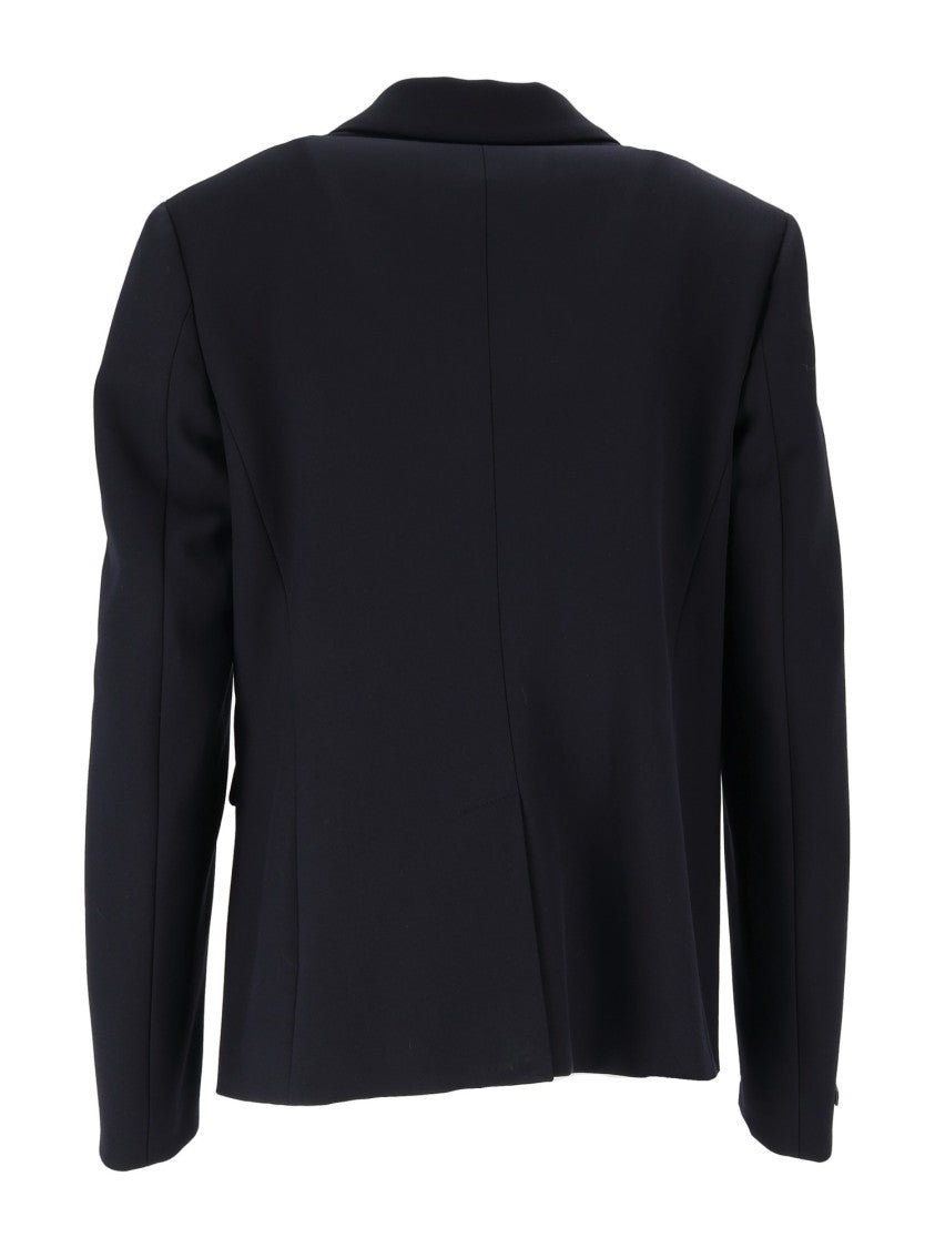 Peserico Black Tailored Classic Lapel Blazer