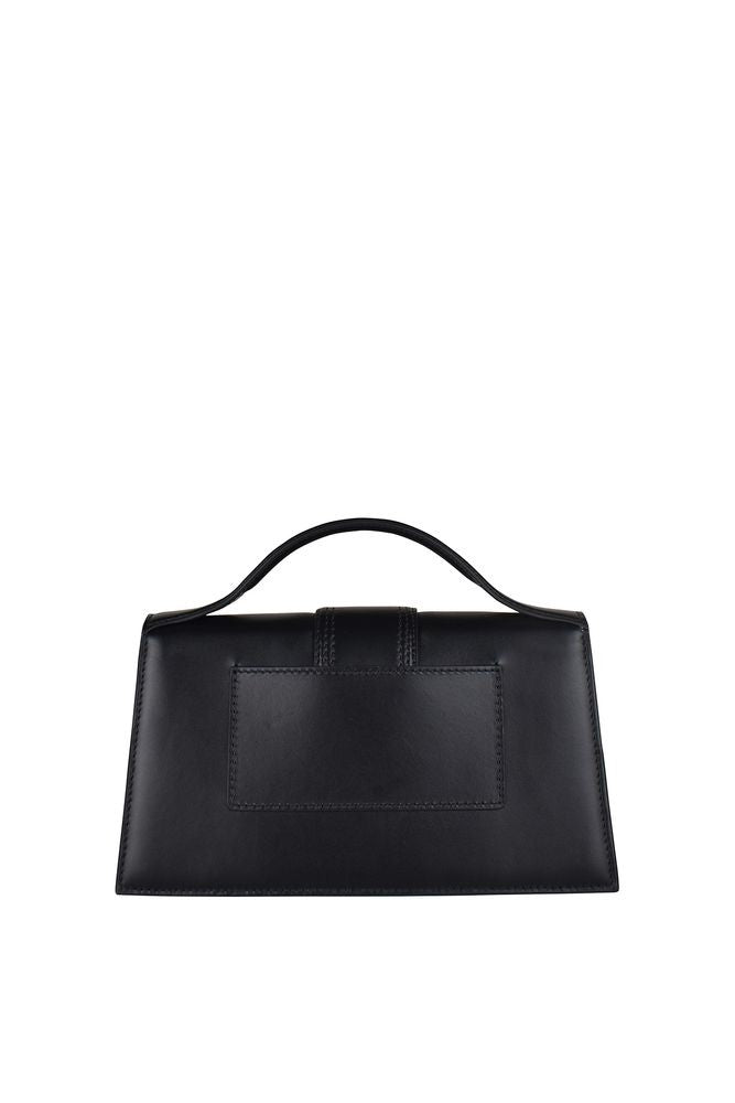 Jacquemus Black Leather Le Grand Bambino Bag