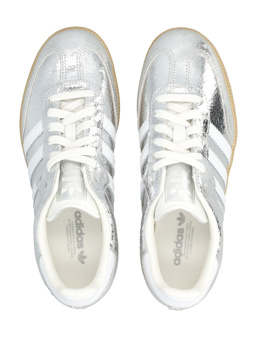 Adidas Metallic Silver Samba Sneakers