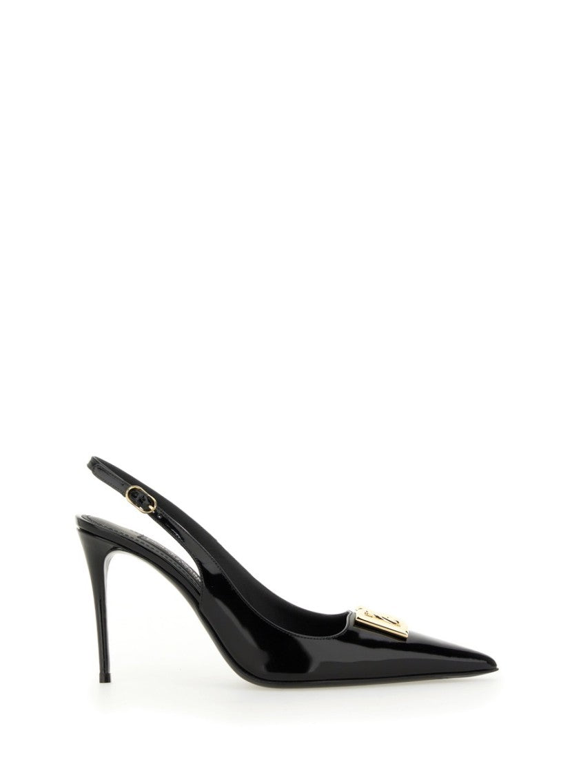 Dolce & Gabbana Sling Back With Logo