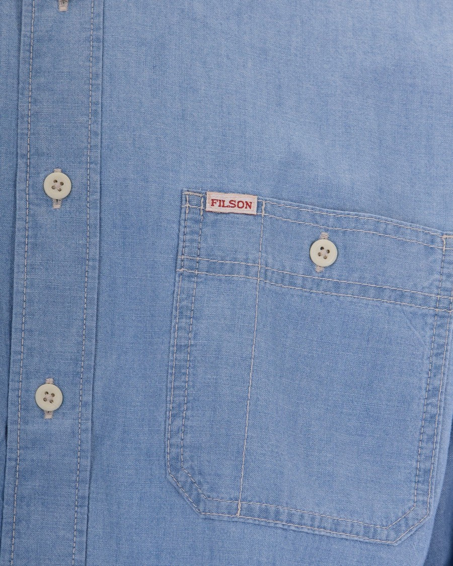 Filson Light Indigo Chambray Shirt