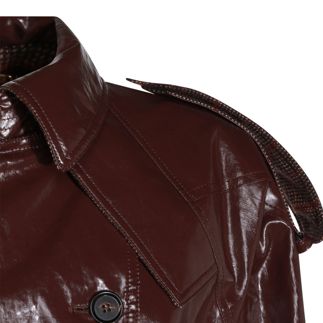 Chloé Dark Purple Trench Coat