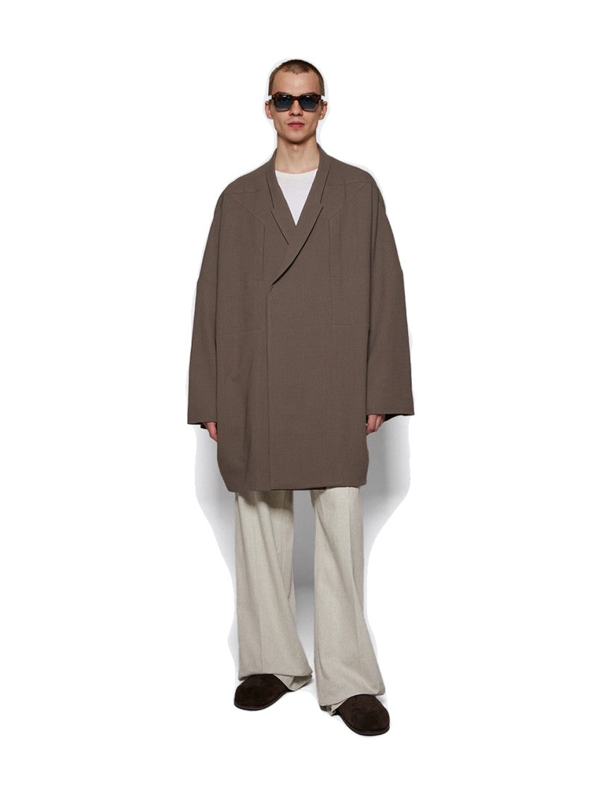 Rick Owens Oversized Arrowhead Jacket Dust