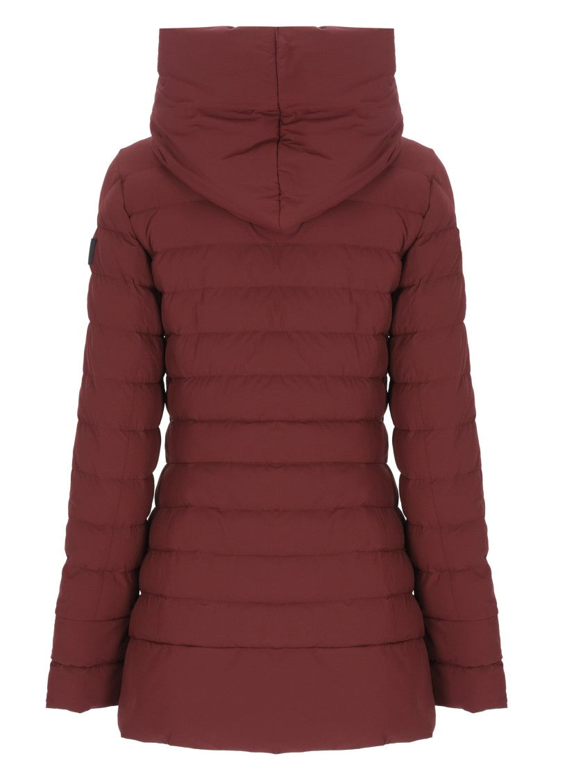 Peuterey Bordeaux Campbell Hooded Quilted Jacket