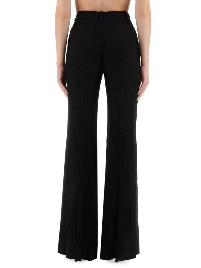 Balenciaga High-Waisted Flared Pants With Tailored Finish