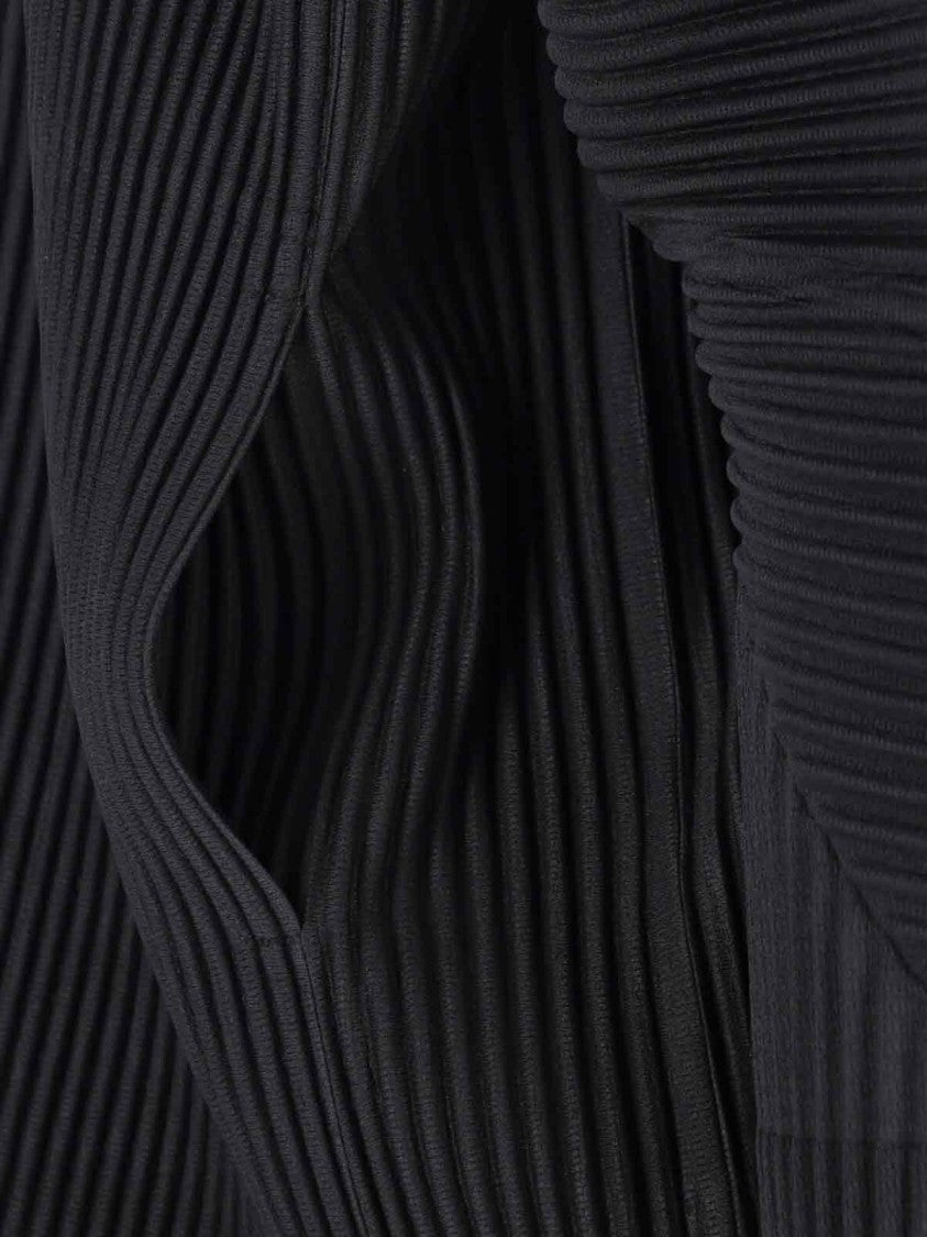 Homme Plissé Issey Miyake Zip Sweatshirt – Black