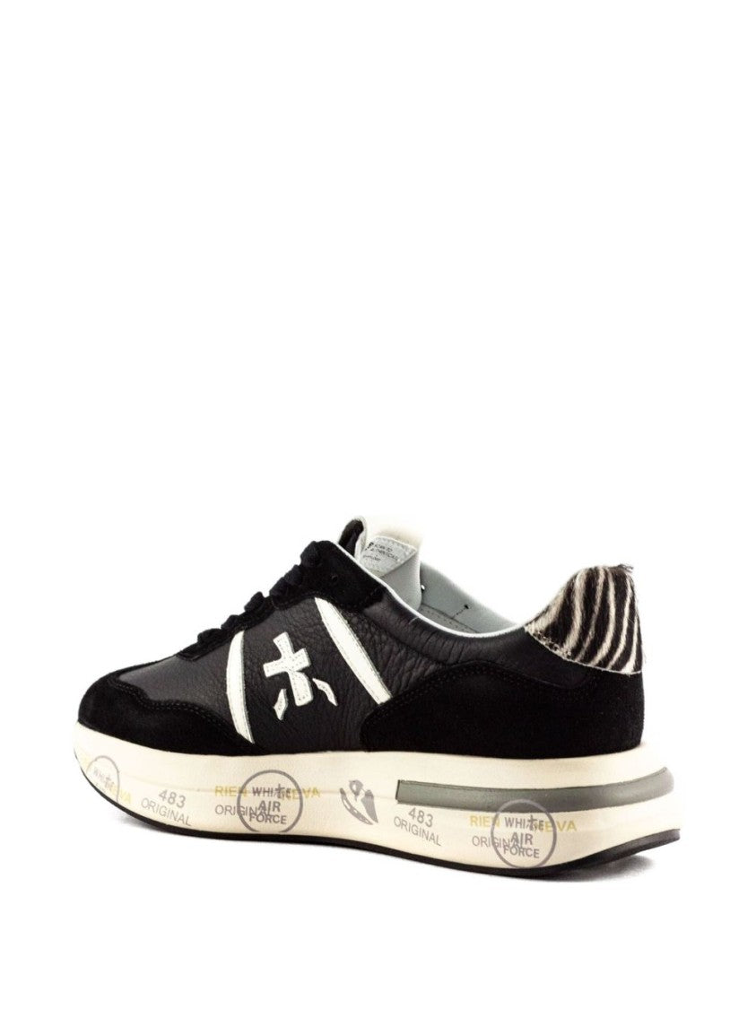 Premiata Nero Sneakers With Luxe Leather