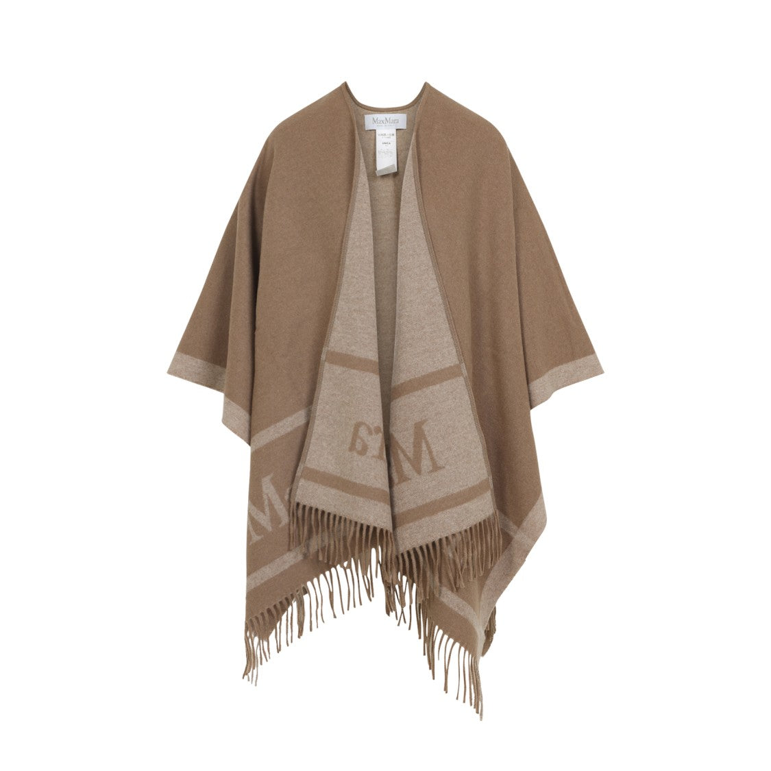 Max Mara Camel Brown Wool Hilde Cape