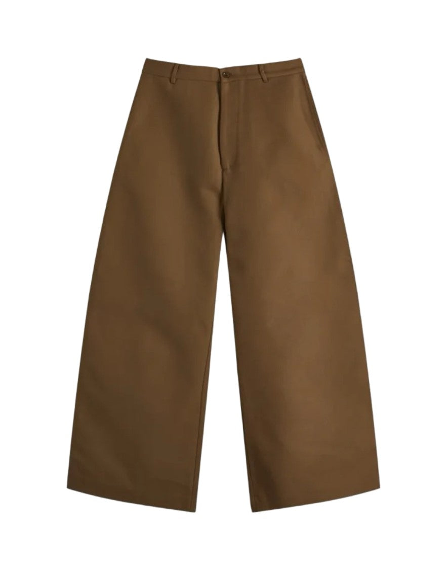 Acne Studios Loose-Fit Olive Green Trousers