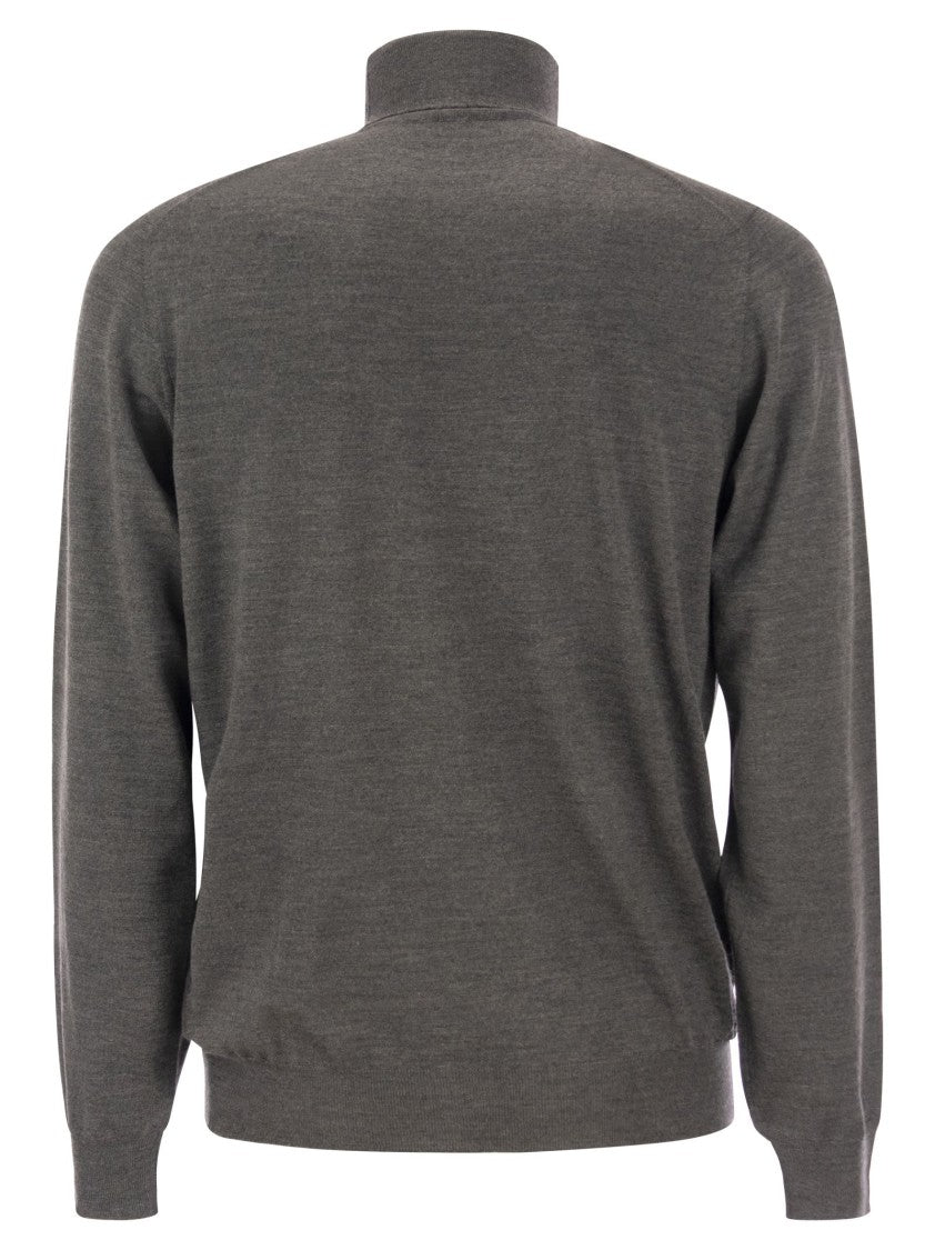 Fedeli Turtleneck Sweater In Virgin Wool