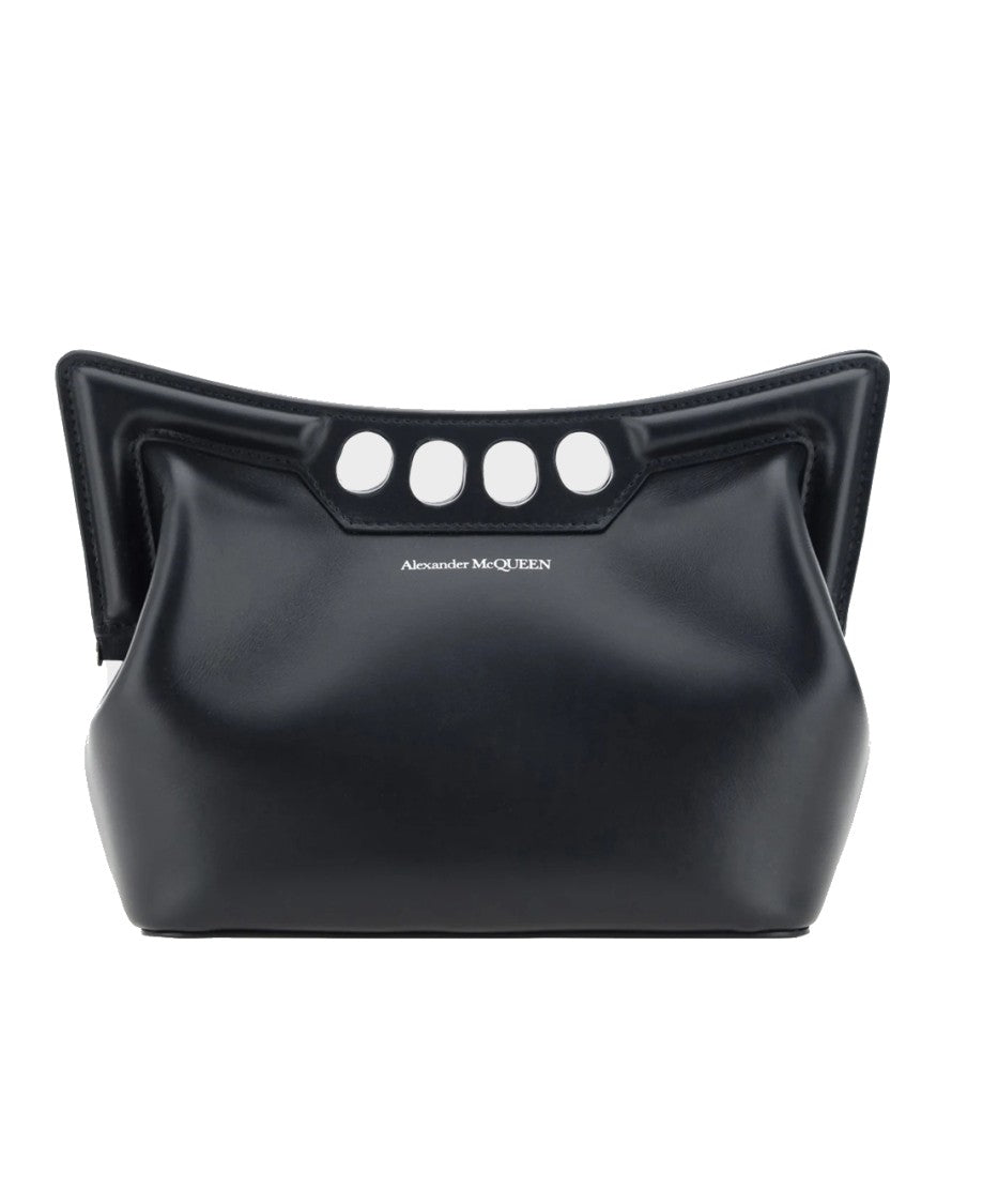 Alexander Mcqueen Smooth Leather Structured Bag