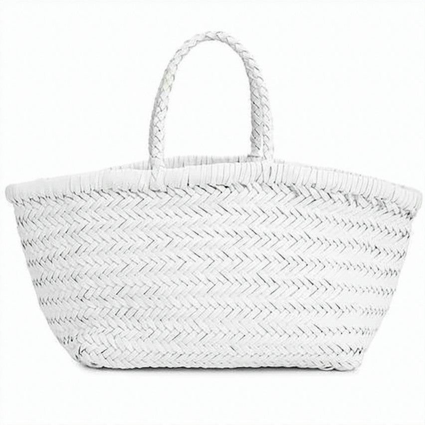 Dragon Diffusion Woven Calf Leather Shoulder Bag
