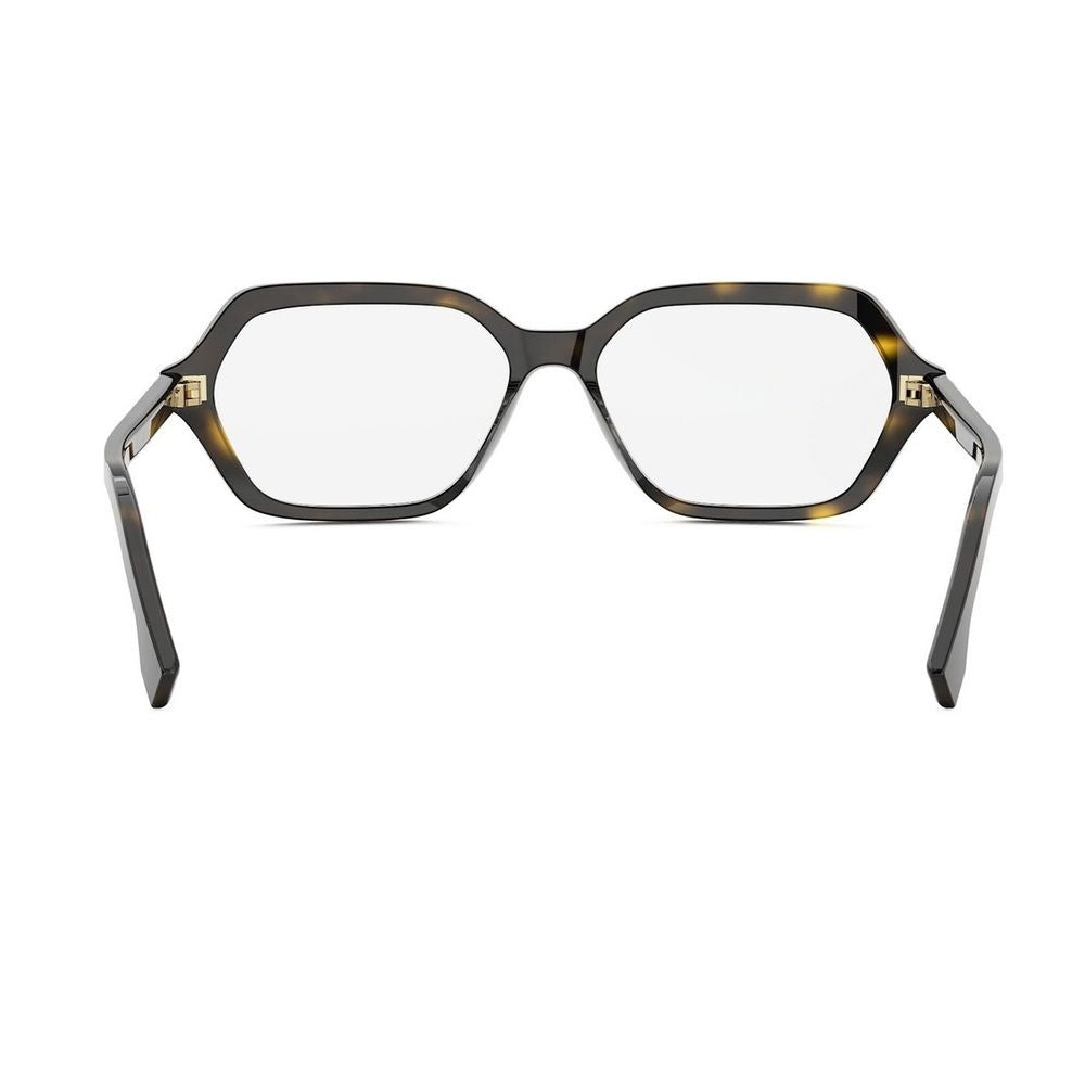 Fendi Saddlery Geometric Acetate Optical Glasses