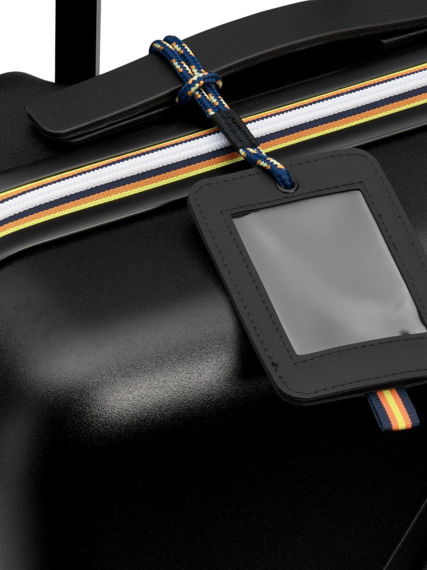 K-Way Eudoxie Logo Chevron Hard-Shell Suitcase