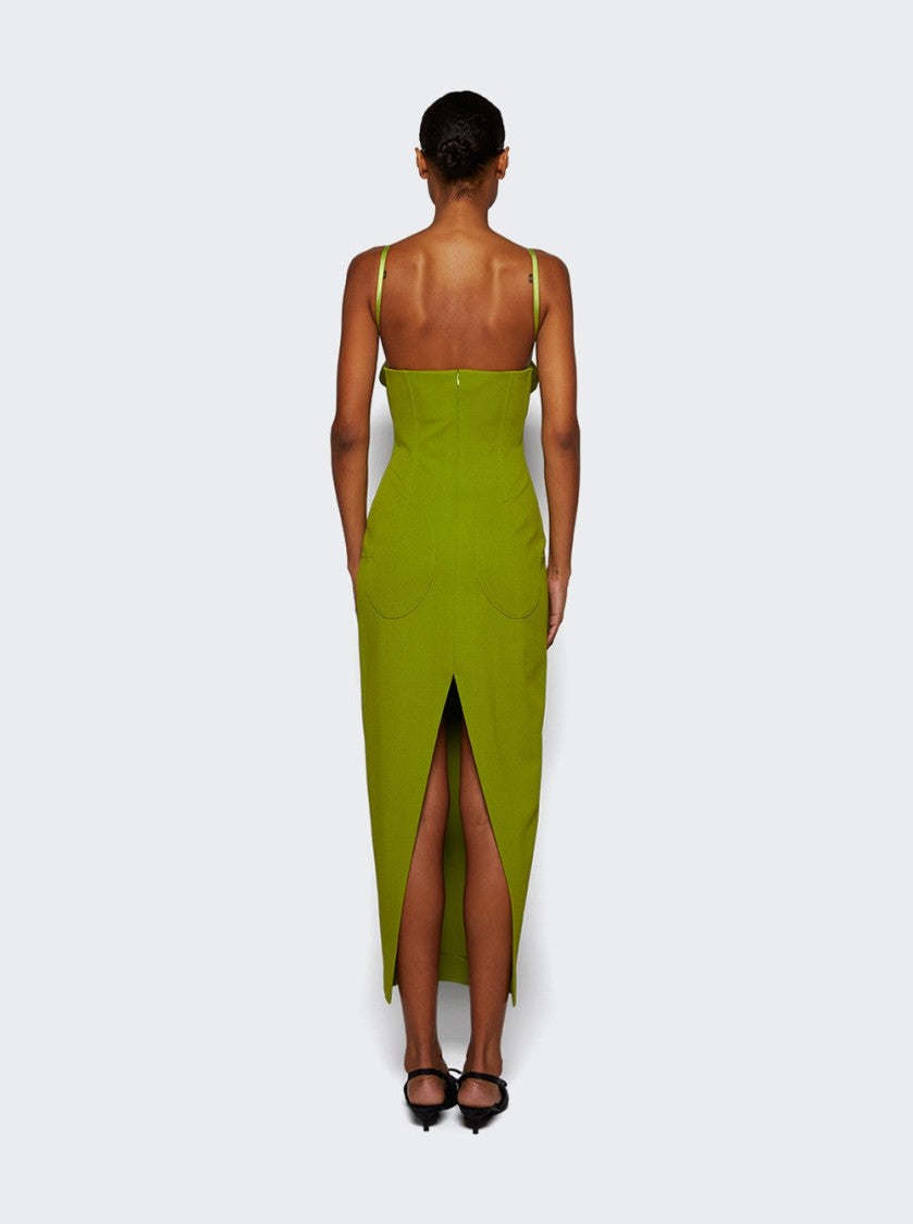 Jean Paul Gaultier  Conical Bra Cup Dress Acid Green