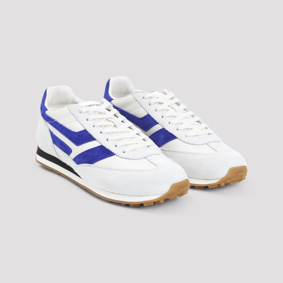 Tom Ford White Leather Sneakers