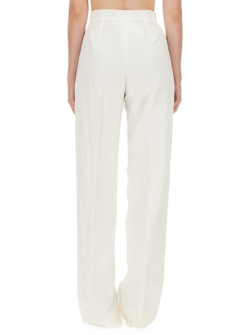 Max Mara Wide-Leg Acetate Pants With Flowing Silhouette