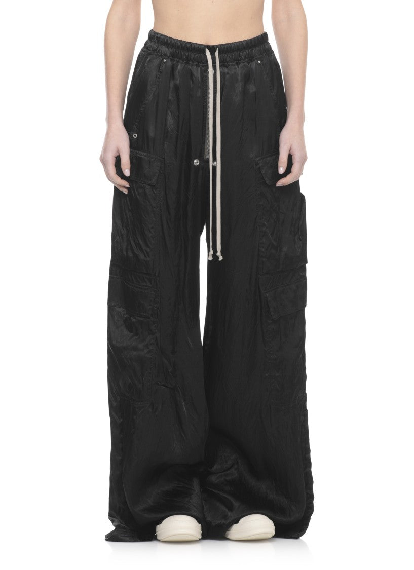 Rick Owens Black Cargobelasn Cargo Pants