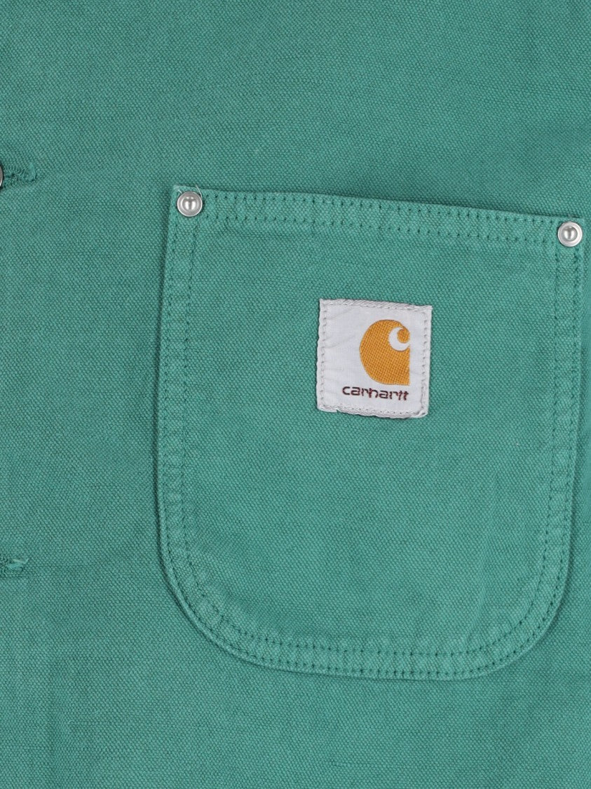 Carhartt Wip "Walter" Shirt Jacket, In Green Cotton