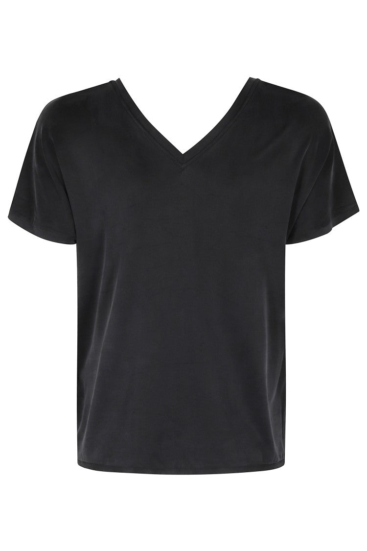 Rrd Cupro V Neck Wom Shirty - Black
