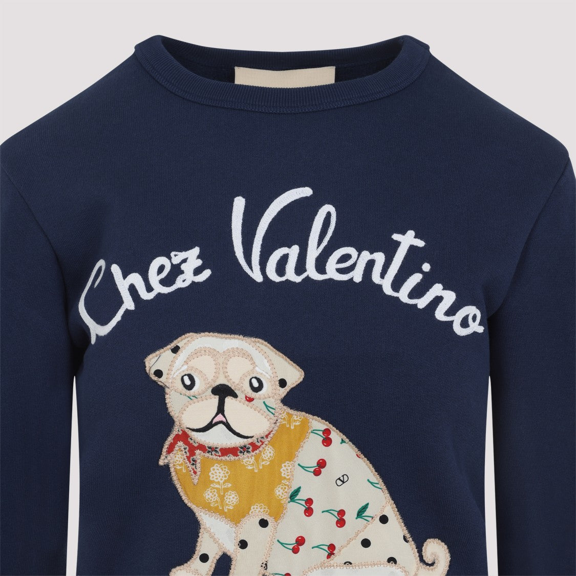 Valentino Dog Graphic Cotton Sweatshirt