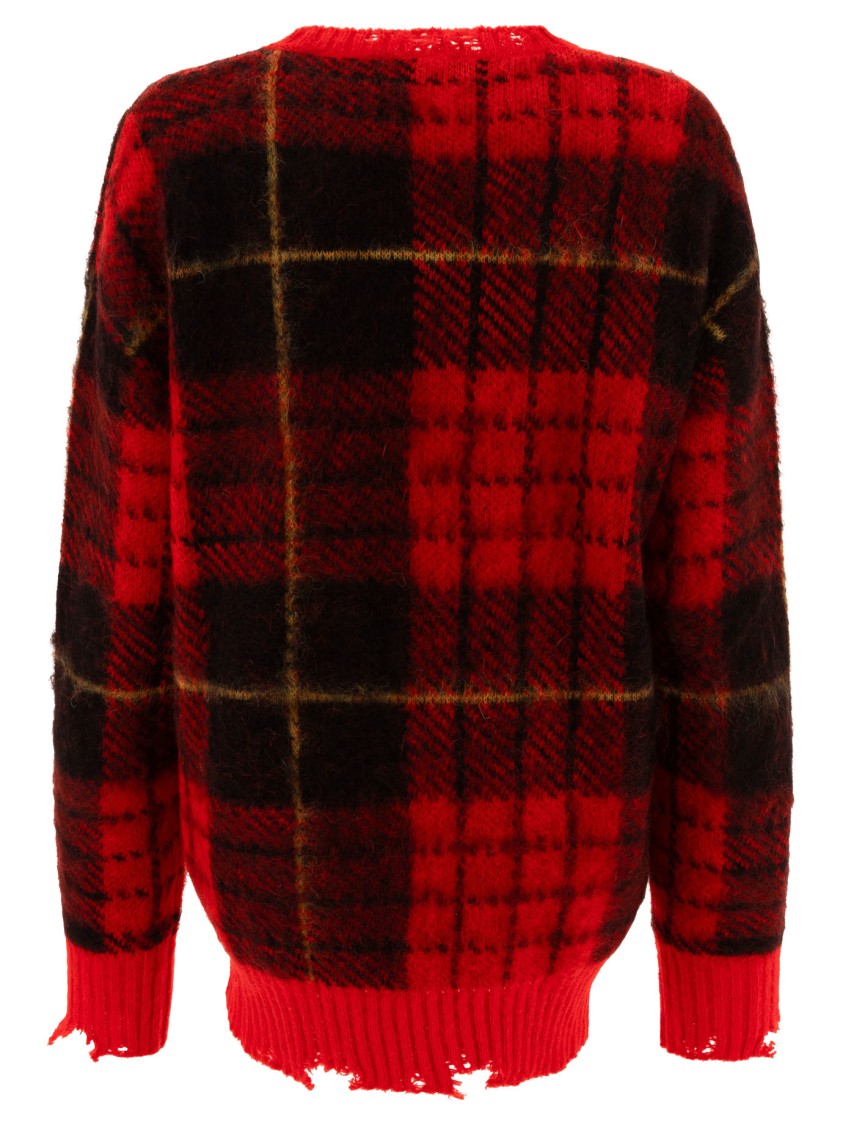Alexander Mcqueen "Tartan Distressed" Sweater