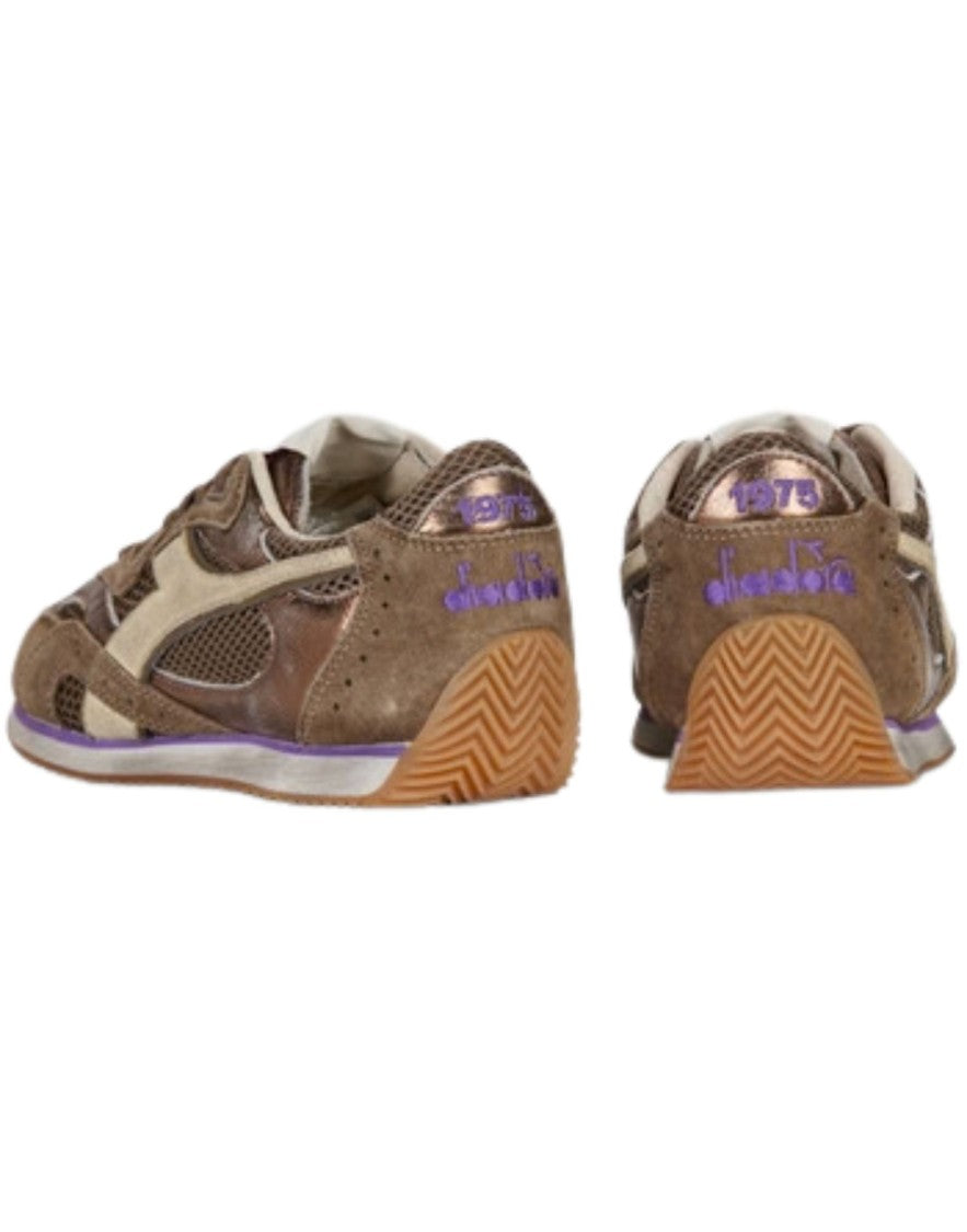 Diadora Heritage Equipe Revenge Mesh Sw Wn Leather Mesh Low-Top Sneakers