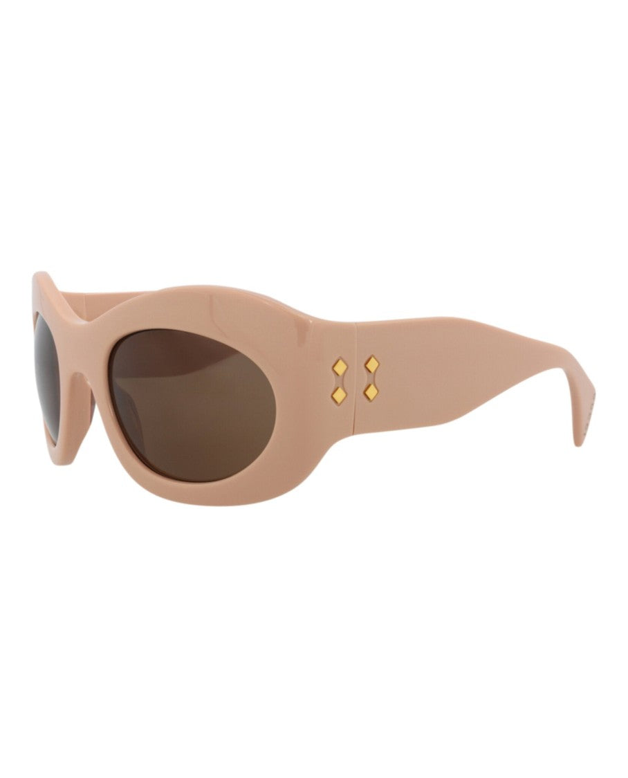Gucci Shield-Frame Recycled Acetate Sunglasses