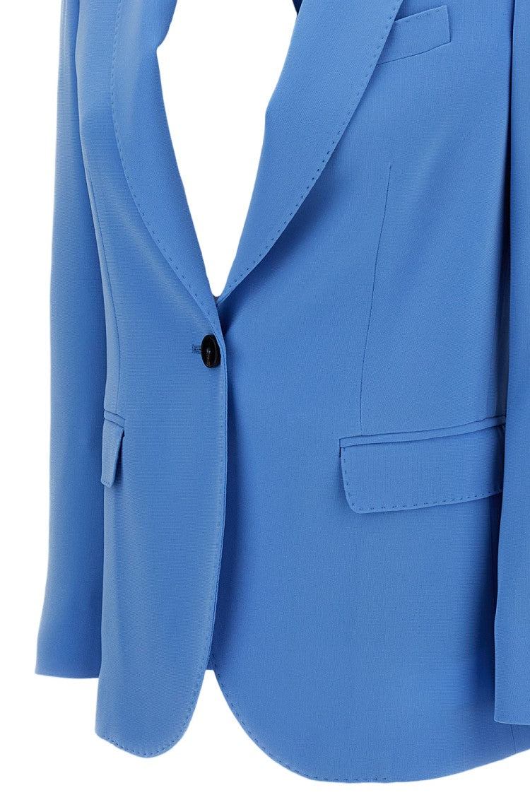 Alberto Biani Single-Breasted Cady Blazer