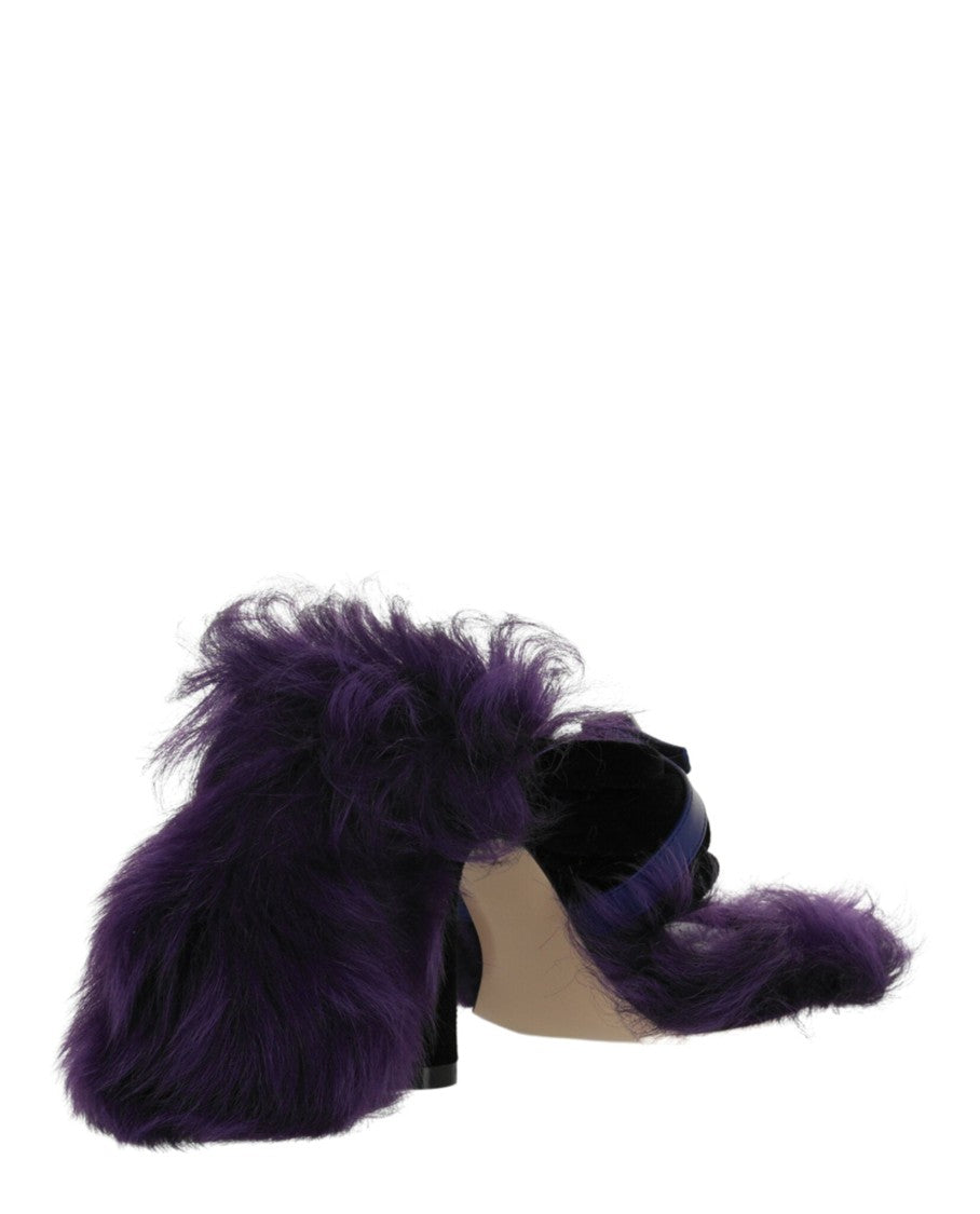 Burberry Step Post Heel Sandals