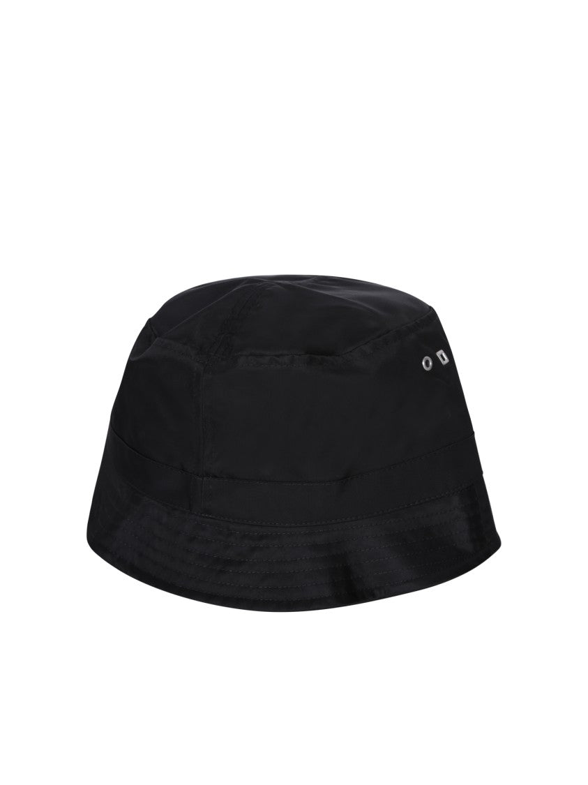 Jacquemus Black Nylon Bucket Hat