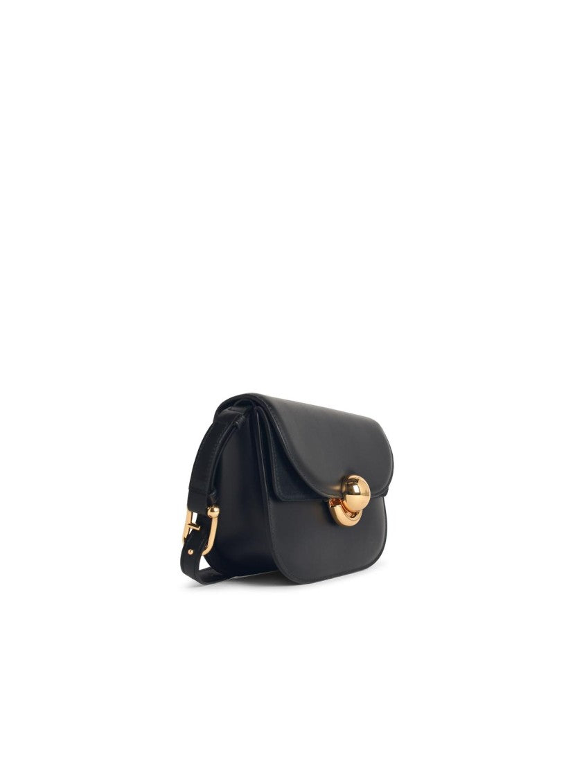 Furla 'Sfera' Mini Bag In Black Leather